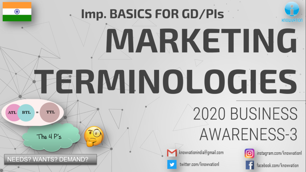 Important Marketing Concepts & Terminologies | 2020 ...