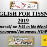 English for SNAP, TISSNET, CMAT, MAT | Test yourself on FIBs and Synonym-Antonym | Tips & Tricks