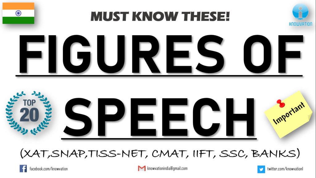 Figures of Speech | 20 Most Important Figures of Speech | CAT, XAT, SNAP, IIFT, CMAT, TISSNET, Banks