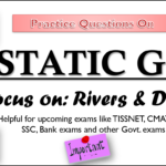 Important Rivers & Dams | Static GK Questions | TISSNET, CMAT, MAT, SSC, Bank exams