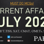 Current Affairs Questions for JULY 2020 | PART-1 | G.K | XAT, IIFT, TISS, CMAT, Bank, RBI Grade B