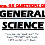 Important Static GK Questions | General Science | CMAT, MAT, SSC, Banks, SNAP, TISS, XAT, IIFT