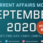 Current Affairs Questions for SEPTEMBER 2020 | PART-2 | G.K MCQs | XAT, IIFT, TISS, CMAT, Banks, RBI