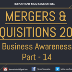 Latest Mergers & Acquisitions | Business Awareness 2020 | MCQs | Part-14 | TISSMAT, IIFT, XAT, CMAT