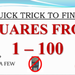 Best TRICK to find SQUARES of numbers from 1 to 100 | No Direct Multiplication