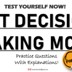 XAT Decision Making | Part-2 | Decision Making Questions and Explanations