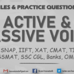 Active & Passive Voice | Conversion Rules & Practice Questions | SNAP, IIFT, XAT, TISSNET, CMAT, SSC