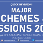 Latest Schemes by Government of India | 2020 | Missions | IIFT, XAT, TISSNET, CMAT, MAT, Banks, SSC