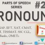 Pronouns | Parts of Speech | Part-2 | Types & Questions | SNAP, IIFT, XAT, TISS, CMAT, Banks, SSCCGL