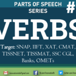 VERBS | Parts of Speech | Part-3 | Types & Questions | SNAP, IIFT, XAT, TISS, CMAT, Banks, SSC CGL