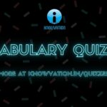 English Vocabulary Quiz – 10