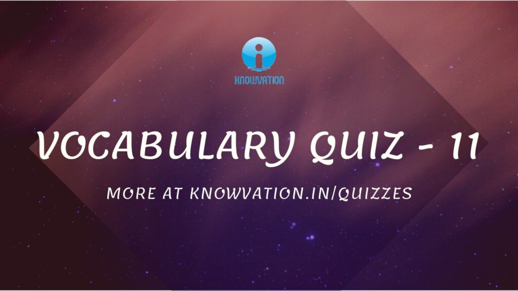 English Vocabulary Quiz – 11