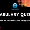English Vocabulary Quiz – 13