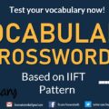 Vocabulary | Crossword Puzzle Based Questions | Synonyms | IIFT, CMAT, TISSNET, XAT, SNAP, Bank exam
