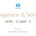 Sequence & Series Level-3 Quiz-2