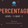 Percentage Level-1 Quiz-1