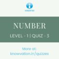 Numbers Level-1 Quiz-3