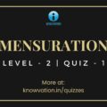 Mensuration Level-2 Quiz-1