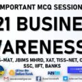 Business Awareness 2021 | MCQs | Part-4 Business Current Affairs | TISSMAT, IIFT, TISSNET, CMAT, XAT